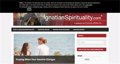 Desktop Screenshot of ignatianspirituality.com